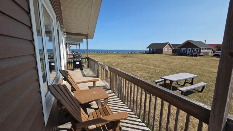 Chalet côté mer – Vue partielle